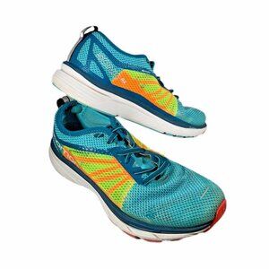 Salomon Sonic RA Max 2 Running Shoes Sz 8 EU40 Orange Blue Ortholite Mesh Womens